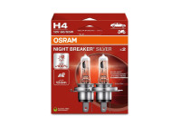 Osram Night Breaker Silver H4, 60/55W (2 pieces)