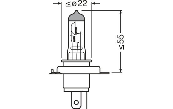 Osram Night Breaker Silver H4, 60/55W (2 pieces), Image 3