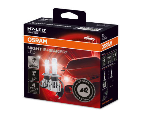 Osram NightBreaker (street legal) LED H7 12V - 2 pieces GEN2