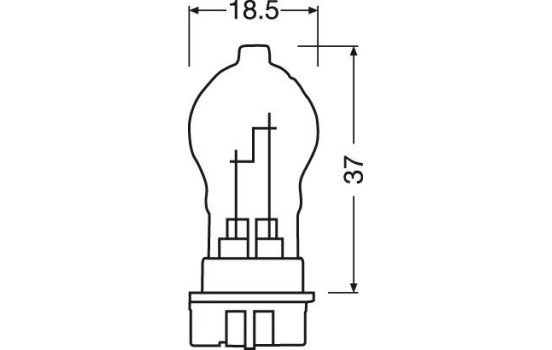 Osram Original PW24W, 12V24W, Image 3