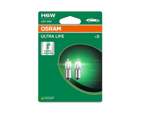 Osram Ultra Life 12V H6W - 2 pieces