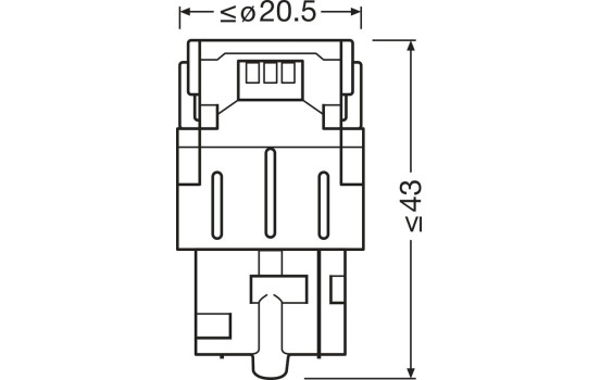 OsramLEDriving SL W21W, (2 pieces), Image 3