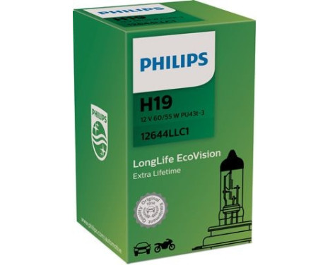 Philips LongLife EcoVision - H19 - 12 V, 60/55W - 12644LLC1, Image 3