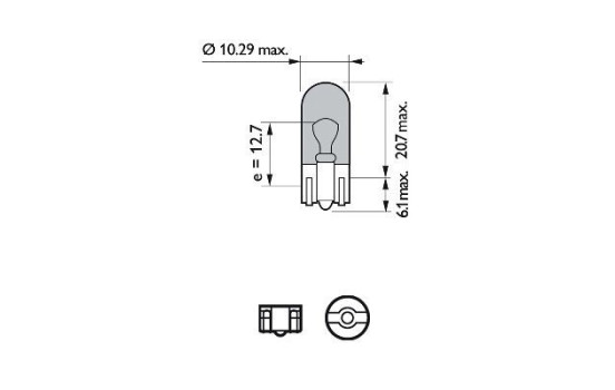Philips White Vision Ultra W5W, Image 3
