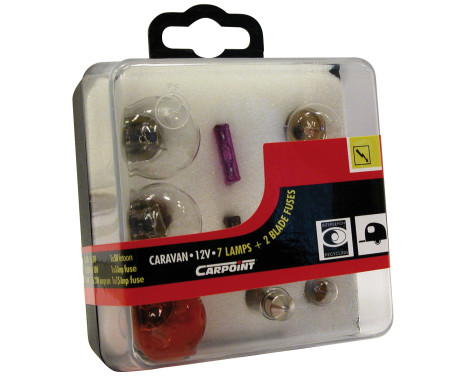 Carpoint spare bulb set 9-piece