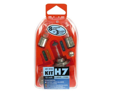 Spare lamp set 11-part H7