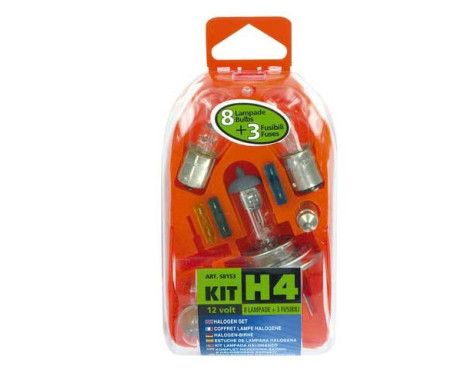 Spare lamp set 11-piece H4