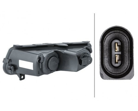 Daytime running lights, Right 2PT 010 377-061 Hella, Image 2
