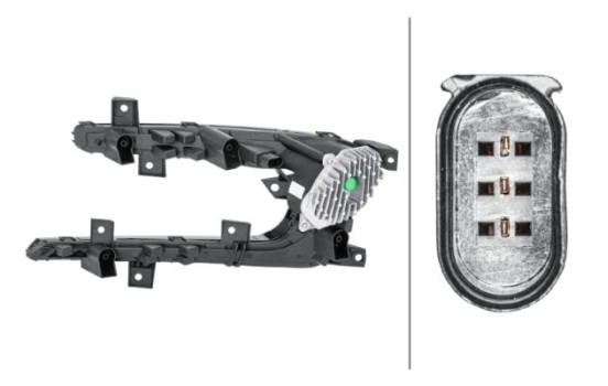 Daytime running lights, Right 2PT 354 843-181 Hella, Image 2
