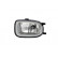 Fog lamp 9/00+ left 3309995 Van Wezel