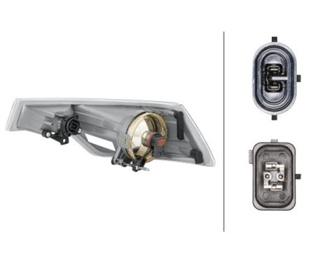 Fog lamp Citroen C5 III (RD_) 08- re H8 1NE 271 532-021 Hella, Image 2