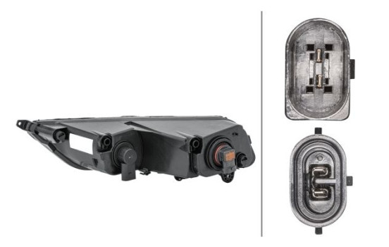 Fog lamp/cornering light VW Passat 10-14 re H8 1ND 010 545-121 Hella, Image 2