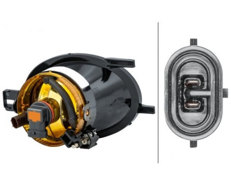 Fog lamp Ford S-Max (WA6) 06- li H8 1N0 010 304-011 Hella, Image 2