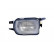 Fog lamp left up to year of manufacture 5th month 2002 Striped Glass 3032995 Van Wezel