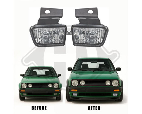 Fog lamp set Golf 2 2211388 Diederichs, Image 3
