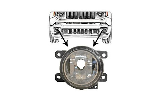Fog Light 2126999 Van Wezel