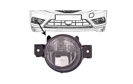 Fog Light 3341996 Van Wezel