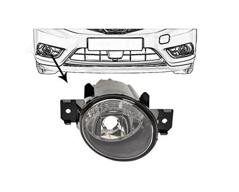 Fog Light 3341998 Van Wezel
