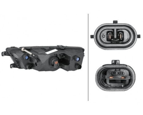 Fog light/DRL Skoda Rapid 12-19 re led chr 1NG 354 844-161 Hella, Image 2