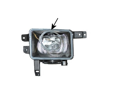 Left fog lamp up to 2004 3777995 Van Wezel, Image 5