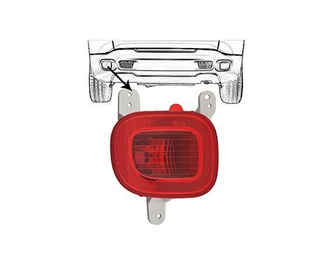 Rear Fog Light 2128929 Van Wezel