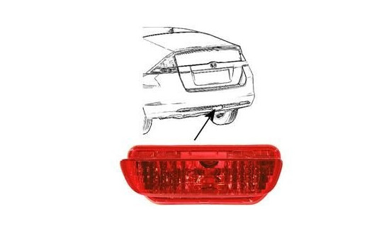 Rear fog light 2511940 Van Wezel, Image 2