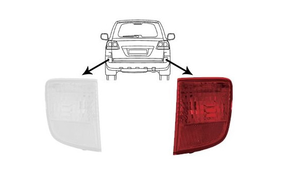 Rear Fog Light 5384930 Van Wezel