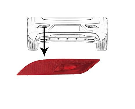 Rear Fog Light 5909929 Van Wezel