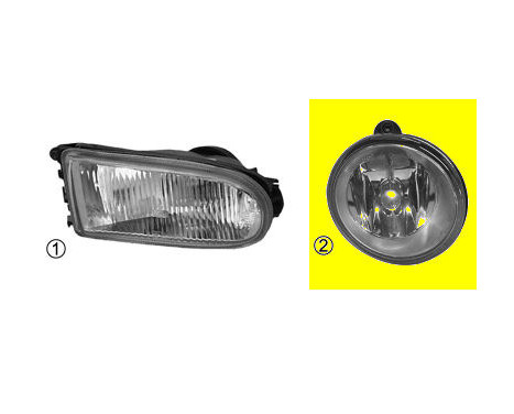 Right fog lamp TRAFIC 4347998 Van Wezel