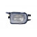 Right fog lamp up to year of manufacture 5th month 2002 Striped glass 3032996 Van Wezel