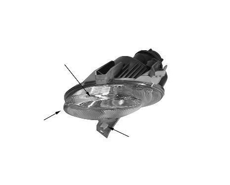 Right fog lamp XS/GTi/S16 4028998 Van Wezel, Image 3