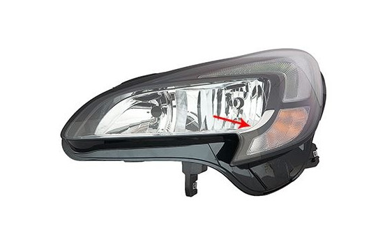 Headlight 3804963 Van Wezel