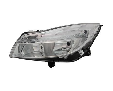 Headlight left H7+H1 including actuator 3850961 Van Wezel