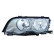 Headlight left SILVER until 8/'02 including actuator 0646961 Van Wezel