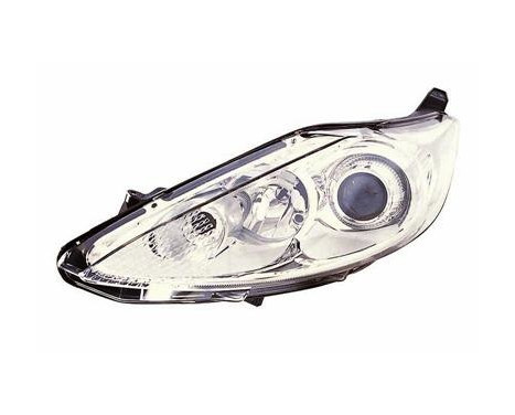 Headlight left with flashing light from 4/'09 H1+H7 including actuator 1807963 Van Wezel