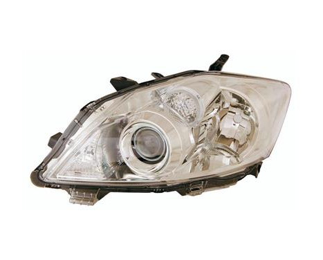 Headlight left with indicator H11+HB3 +Reglinks Elect. 5406961 Van Wezel