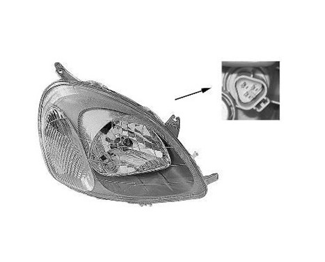 Headlight right 20-5729-08-2 TYC, Image 2