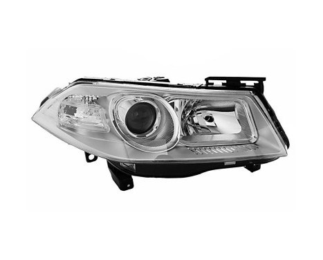 Headlight right with indicator from 3/'06 H1+H7 4375962 Van Wezel