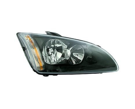 Headlight right with indicator H7+H1 BLACK Rim 1863964 Van Wezel, Image 3