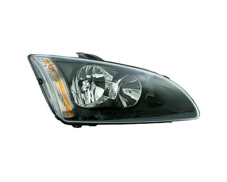 Headlight right with indicator H7+H1 BLACK Rim 1863964 Van Wezel, Image 2