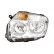 Headlight left 4x2 H7+H1 +/-ElektrischReg. 1555961 Van Wezel
