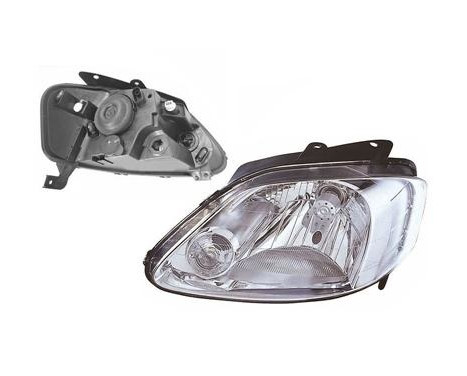 Headlight left with flashing light from '07 H4 + electric 5818963 Van Wezel