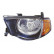 Headlight left with flashing light H4 + electric 3295961 Van Wezel