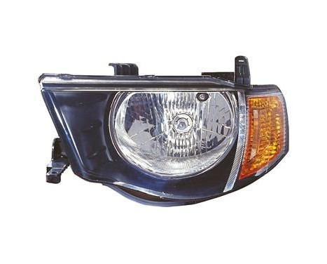 Headlight left with flashing light H4 + electric 3295961 Van Wezel, Image 2