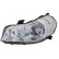 Headlight left with flashing light H4 including MOTOR Type Valeo(HGR) 1603961 Van Wezel