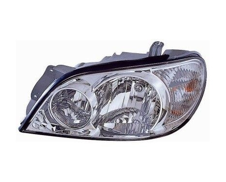 Headlight left with flashing light H7+H7 +electric 8360961 Van Wezel, Image 2