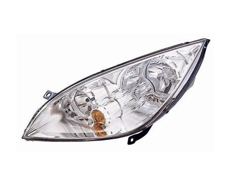 Headlight left with flashing light H7+H7 including ADJUSTING MOTOR Type AL 3235961 Van Wezel