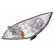 Headlight left with flashing light H7+H7 including ADJUSTING MOTOR Type AL 3235961 Van Wezel, Thumbnail 2