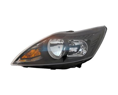 Headlight left with indicator BLACK/BLACK H1+H7 +Mot.Elinks 1866965 Van Wezel