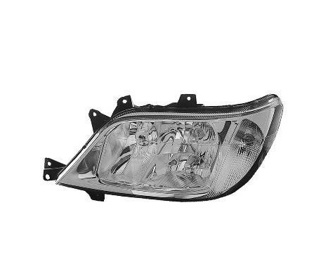 Headlight left with indicator from 09/'02 H7+H3 without FOG HOLDER 3076965 Van Wezel